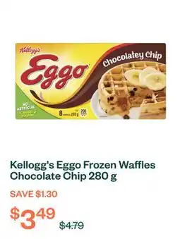 Voilà Kellogg's Eggo Frozen Waffles Chocolate Chip 280 g offer