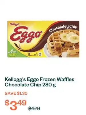 Voilà Kellogg's Eggo Frozen Waffles Chocolate Chip 280 g offer