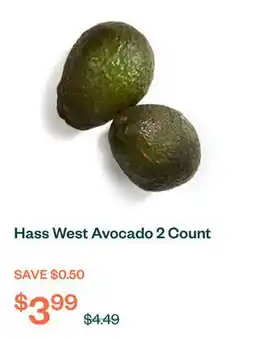 Voilà Hass West Avocado 2 Count offer