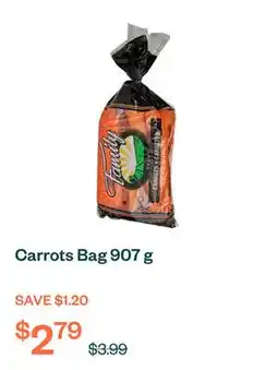 Voilà Carrots Bag 907 g offer