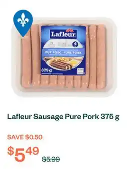 Voilà Lafleur Sausage Pure Pork 375 g offer