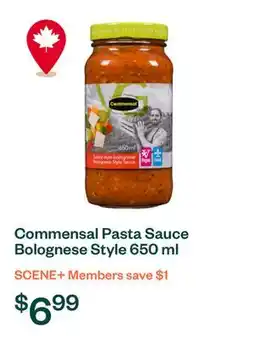 Voilà Commensal Pasta Sauce Bolognese Style 650 ml offer