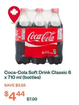 Voilà Coca-Cola Soft Drink Classic 6 x 710 ml (bottles) offer