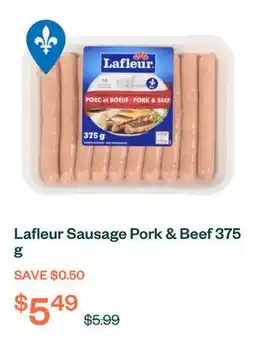 Voilà Lafleur Sausage Pork & Beef 375 g offer