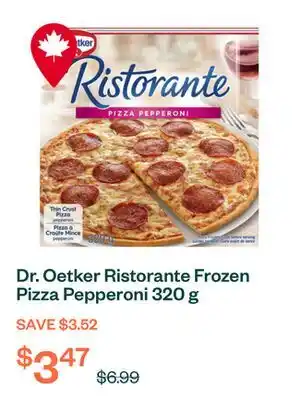 Voilà Dr. Oetker Ristorante Frozen Pizza Pepperoni 320 g offer