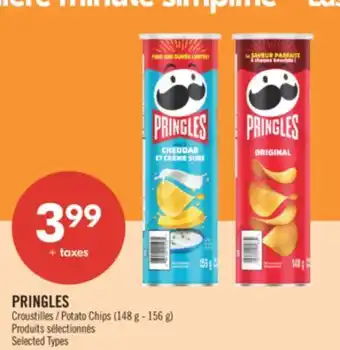Pharmaprix PRINGLES Potato Chips offer