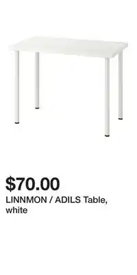 IKEA LINNMON / ADILS Table, white offer