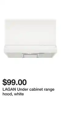IKEA LAGAN Under cabinet range hood, white offer