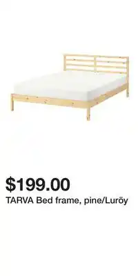 IKEA TARVA Bed frame, pine/Luröy offer