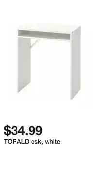 IKEA TORALD esk, white offer