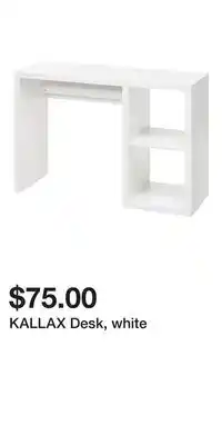IKEA KALLAX Desk, white offer