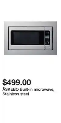 IKEA ÄSKEBO Built-in microwave, Stainless steel offer