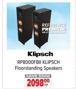 2001 Audio Video KLIPSCH Floorstanding Speakers offer