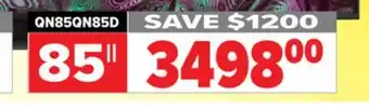 2001 Audio Video QN85QN85D Samsung 85 Neo QLED offer