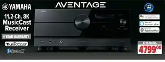 2001 Audio Video YAMAHA RXA8A 11.2-Ch. 8K MusicCast Receiver offer