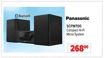 2001 Audio Video SCPM700 Compact Hi-Fi Micro System offer