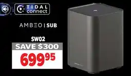 2001 Audio Video SW02 7.1.4-Ch Powered Dolby Atmos Soundbar & 8 Powered Subwoofer offer