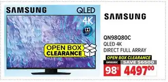 2001 Audio Video Samsung QN98Q80C QLED 4K offer