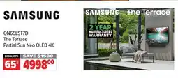 2001 Audio Video QN65LST7D 65 The Terrace Partial Sun Neo QLED 4K offer
