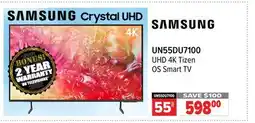 2001 Audio Video UN55DU7100 UHD 4K Tizen OS Smart TV offer
