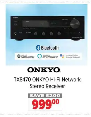 2001 Audio Video TX8470 ONKYO Hi-Fi Network Stereo Receiver offer