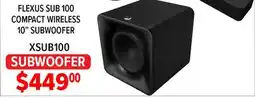 2001 Audio Video XSUB100 FLEXUS SUB 100 COMPACT WIRELESS 10 SUBWOOFER offer