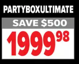 2001 Audio Video JBL Party Boxes offer