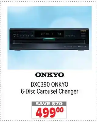 2001 Audio Video ONKYO 6-Disc Carousel Changer offer