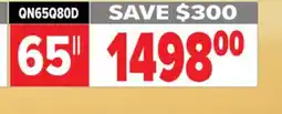 2001 Audio Video QN65Q80D SAMSUNG 65 QLED 4K offer