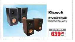 2001 Audio Video Klipsch RP500MBIIB/WAL Bookshelf Speakers offer
