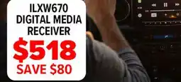 2001 Audio Video ILXW670 DIGITAL MEDIA RECEIVER offer