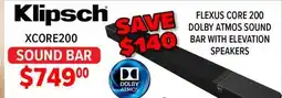 2001 Audio Video XCORE200 FLEXUS CORE 200 DOLBY ATMOS SOUND BAR WITH ELEVATION SPEAKERS offer