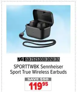 2001 Audio Video SPORTTWBK Sennheiser Sport True Wireless Earbuds offer