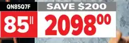 2001 Audio Video QN85Q7F Samsung 85 QLED 4K offer