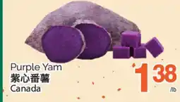 T&T Supermarket PURPLE YAM offer