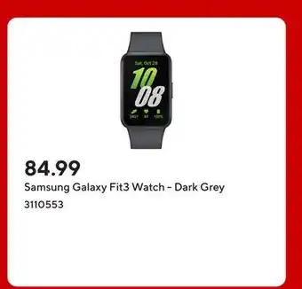 Staples Samsung Galaxy Fit3 Watch - Dark Grey offer