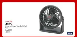 Staples Honeywell Super Tech Desk/Wall Fan offer