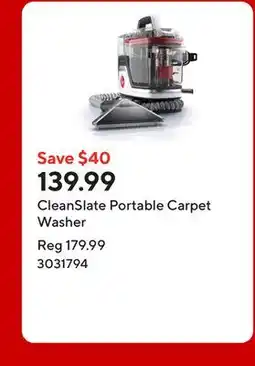 Staples CleanSlate Portable Carpet Washer offer