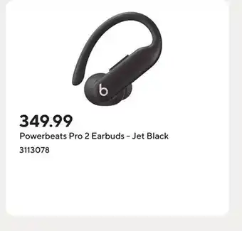 Staples Powerbeats Pro 2 Earbuds - Jet Black offer