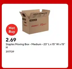 Staples Staples Moving Box - Medium - 23 L x 15 W x 15 H offer