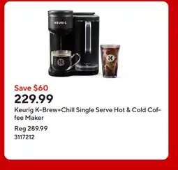 Staples Keurig K-Brew+Chill Single Serve Hot & Cold Coffee Maker offer