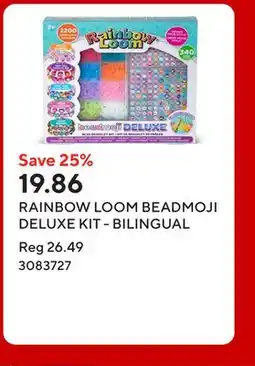 Staples RAINBOW LOOM BEADMOJI DELUXE KIT - BILINGUAL offer