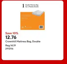 Staples Crownhill Mattress Bag, Double offer