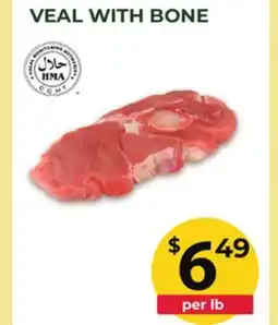 Food World Supermarket VEAL WITH BONE offer