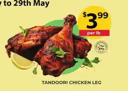 Food World Supermarket TANDOORI CHICKEN LEG offer