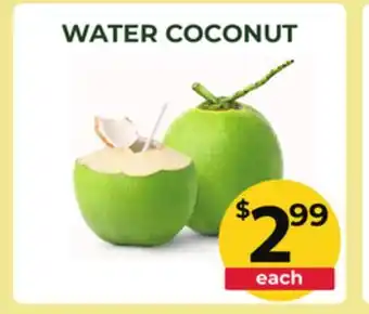 Food World Supermarket WATER COCONUT offer