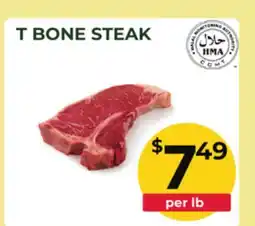 Food World Supermarket T BONE STEAK offer