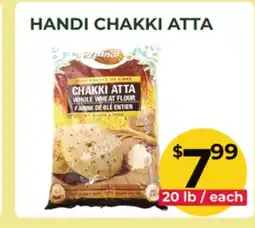 Food World Supermarket HANDI CHAKKI ATTA offer