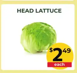 Food World Supermarket HEAD LATTUCE offer