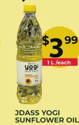 Food World Supermarket JDASS YOGI SUNFLOWER OIL offer